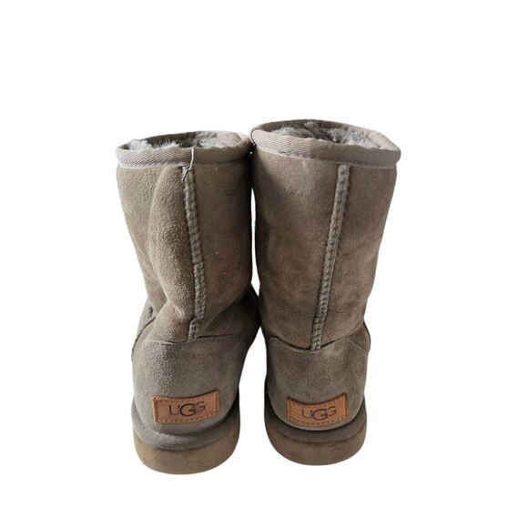 UGG Classic Short Boot ll Boot Burnt Gray  Size 7 Shearling Suede Pull On Bootie - Picture 5 of 7